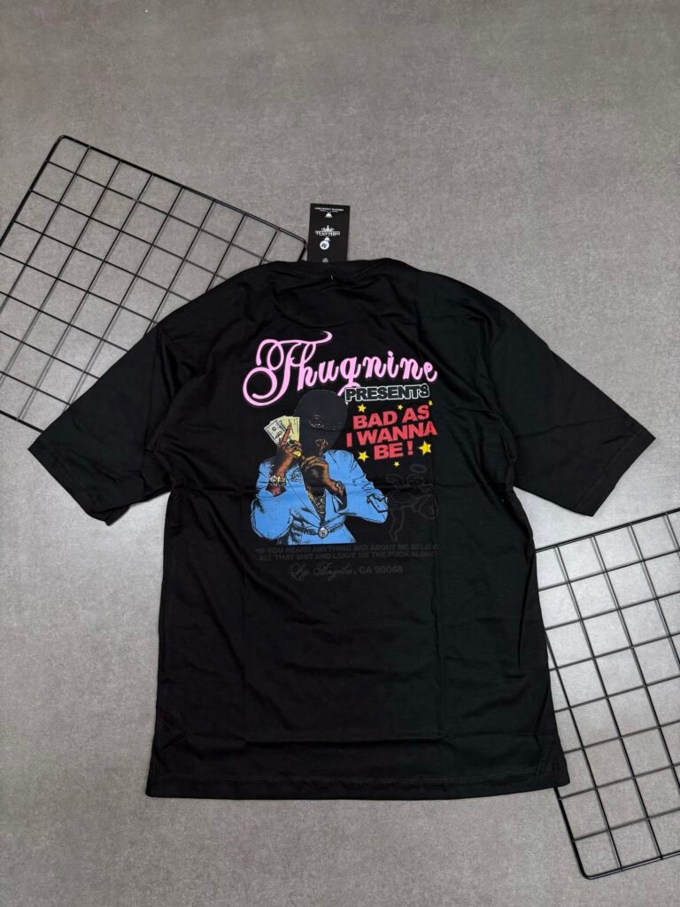 Camisa Street Thugnine Preta Ref: 003