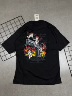 Camisa Street Trip Side Preta Ref: 013