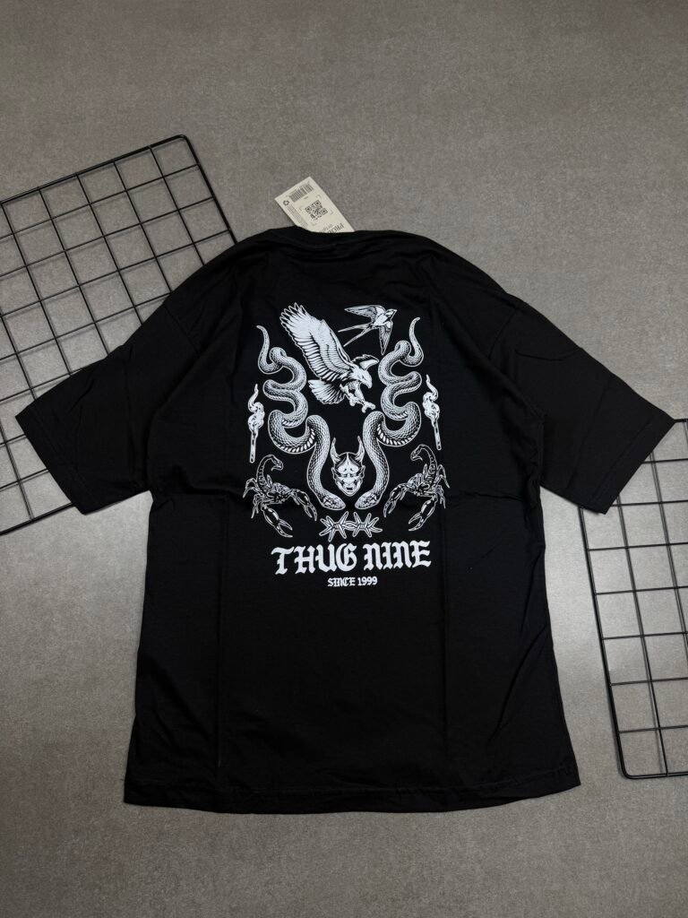 Camisa Street Thugnine Preta Ref: 024