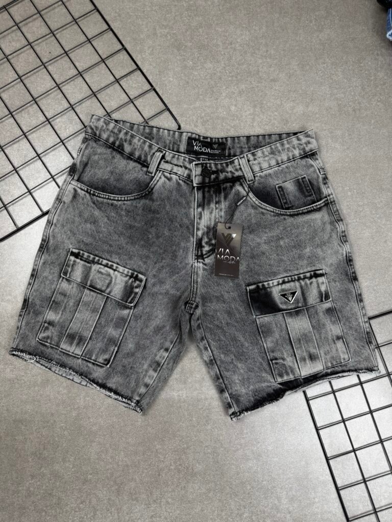 Short Jeans Cargo Via Moda Ref: 031