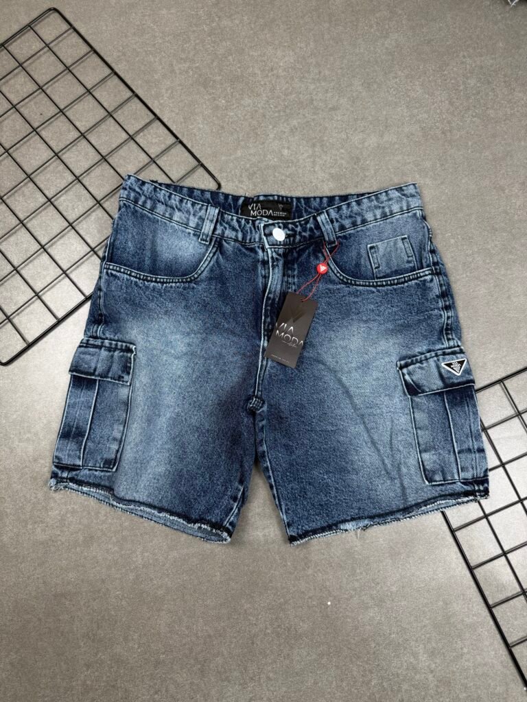 Short Jeans Cargo Via Moda Ref: 032